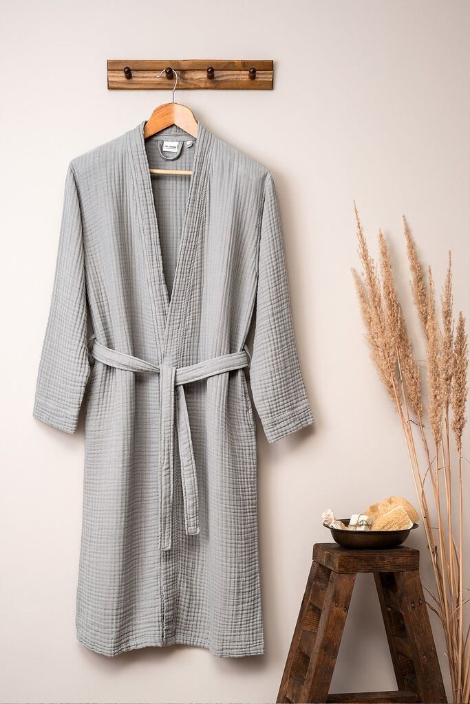 L'essentiel Maison Bademantil kimono, siva