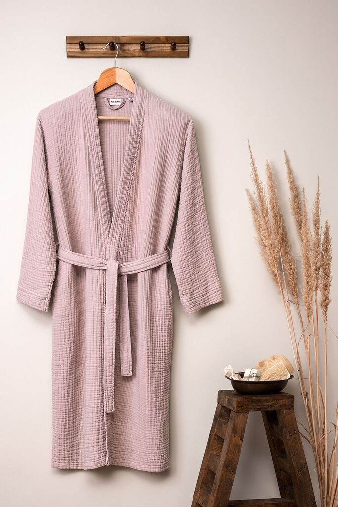 L'essentiel Maison Bademantil kimono, prljavo roze