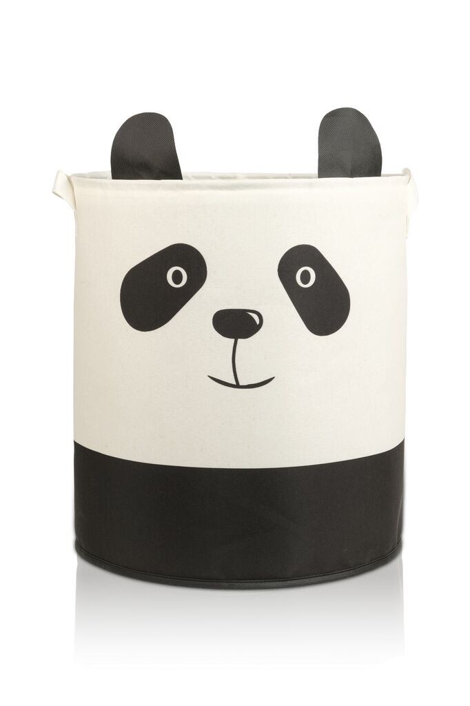 Aberto Design korpa za odlaganje YLC.S.003, 37x40x37cm, Bijelo-crna