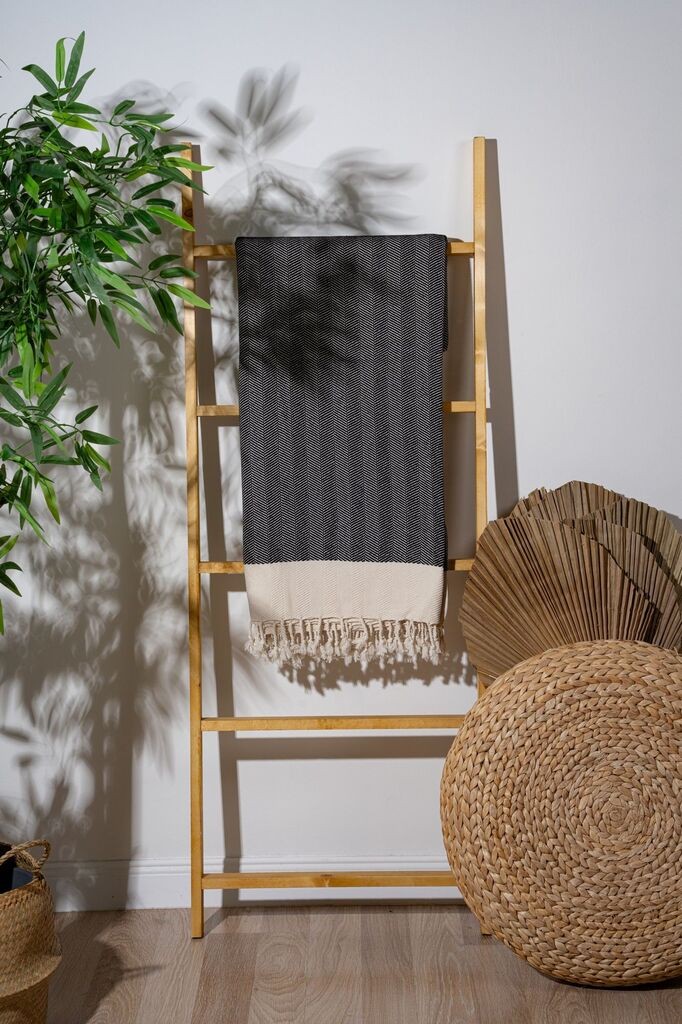 L'essentiel Maison Peškir za plažu Baliksirti, 90x180 cm, Crni