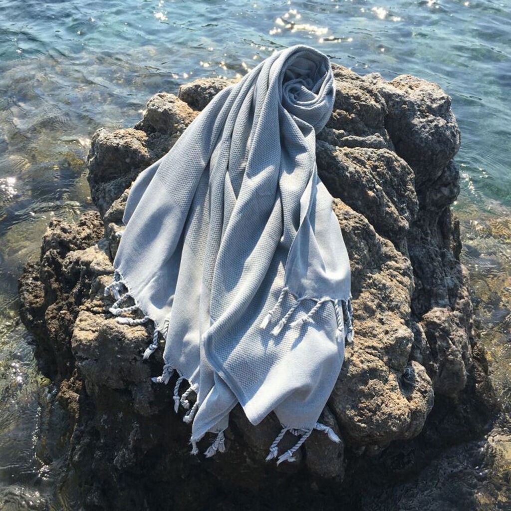 L'essentiel Maison Ručnik za plažu Taslanmis, 90x175 cm, siva