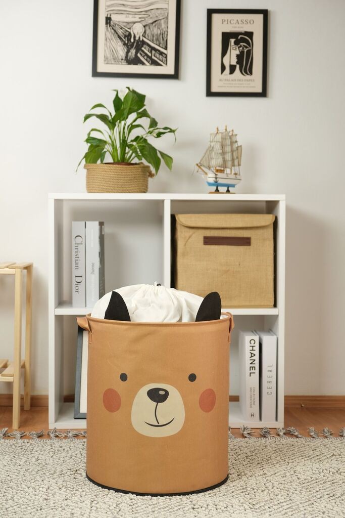 Aberto Design korpa za odlaganje YLC.S.B.002, 37x40x37cm, smeđa