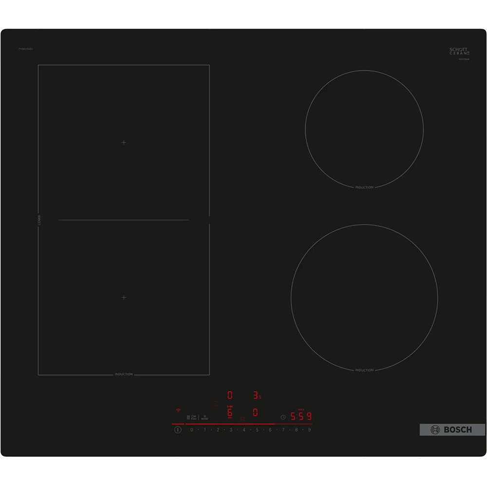 Bosch Ugradbena indukcijska ploča PVS61RHB1E, Crna