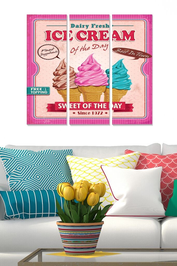 Set slika Wallity MDF3384630, 3 dijela