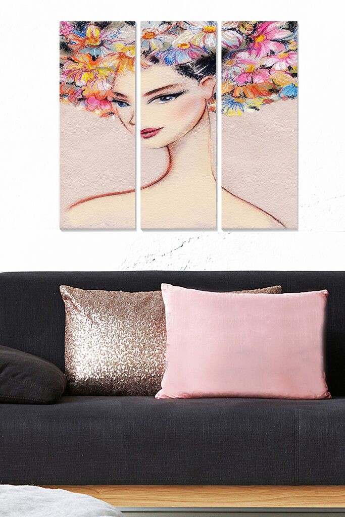 Set slika Wallity MDF1965655, 3 dijela