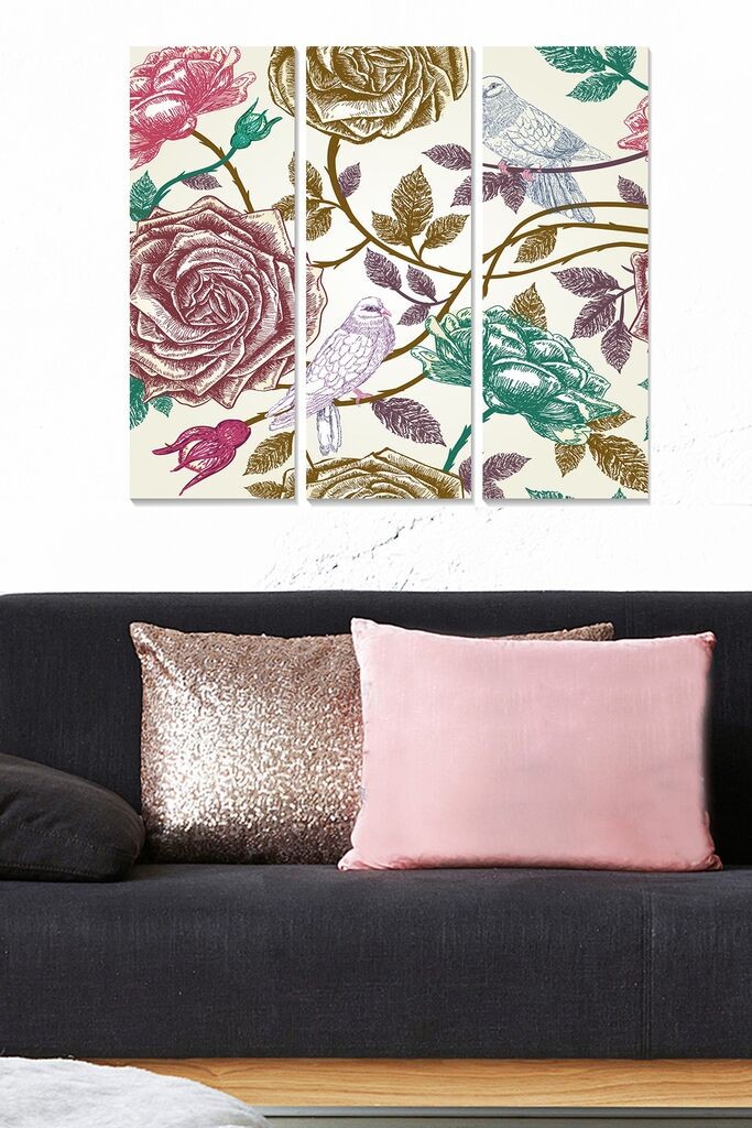 Set slika Wallity MDF17268819, 3 dijela