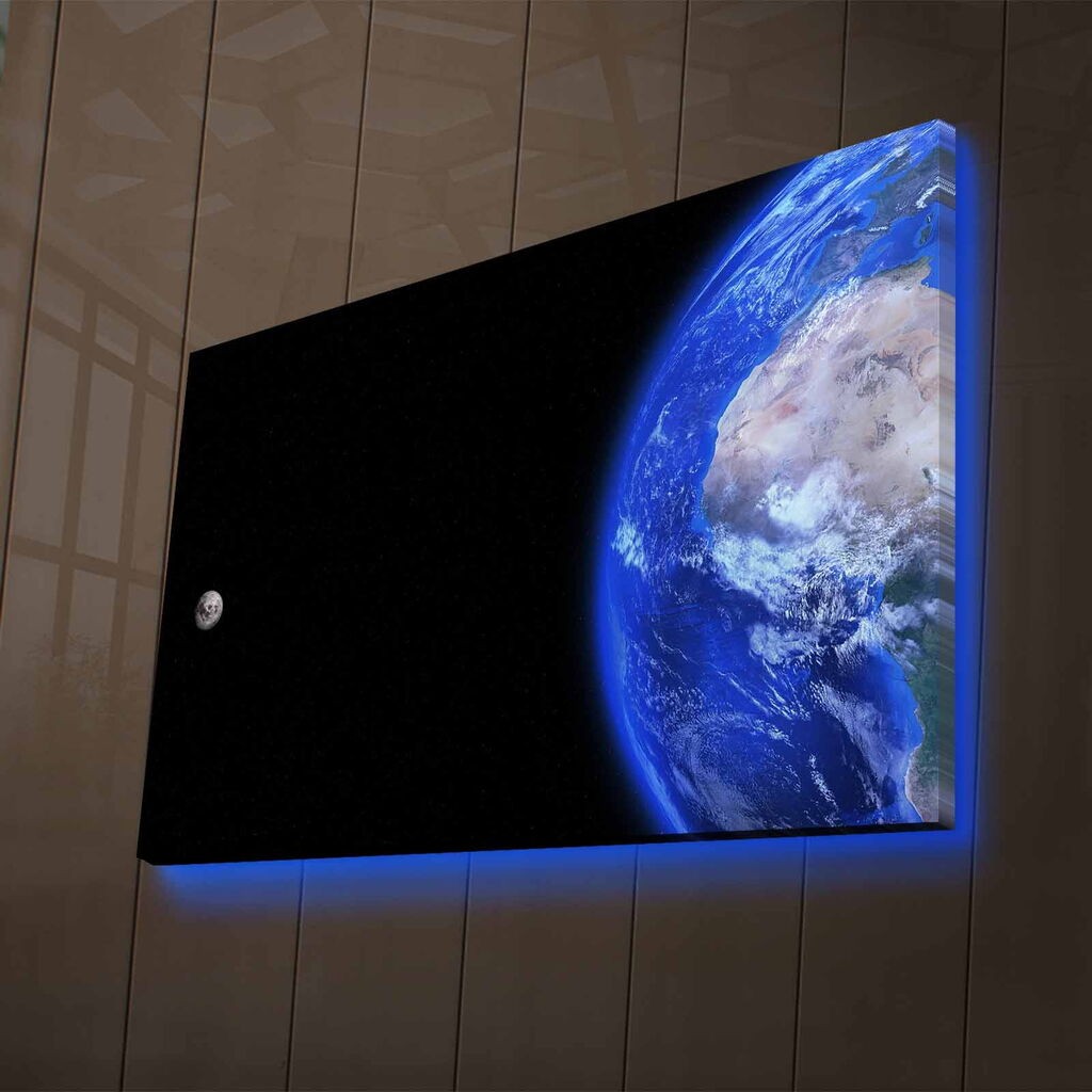 Zidna slika sa LED rasvjetom NASA-021, 45x70 cm