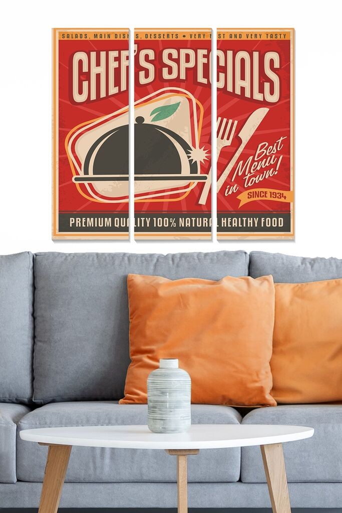 Set slika Wallity MDF2985930, 3 dijela