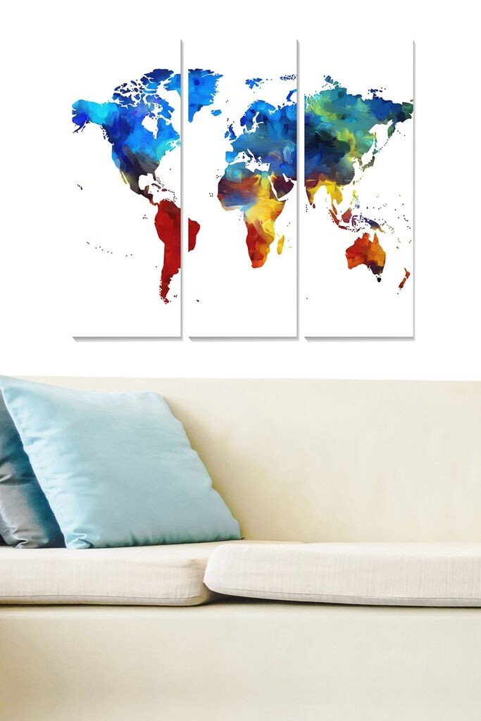 Set slika Wallity MDF1974699, 3 dijela