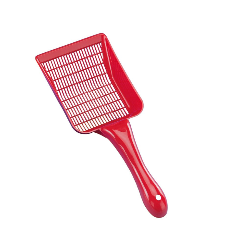 Nobby Plastična lopatica za mačke 80094, Crvena