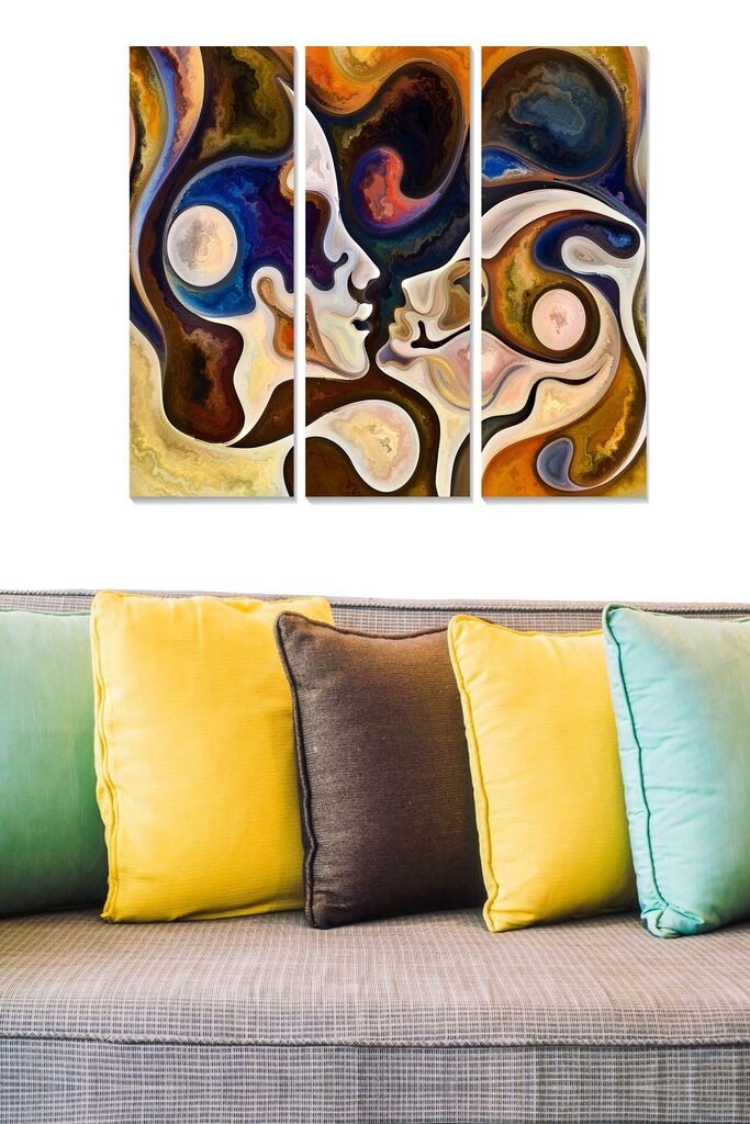 Set slika Wallity MDF1302494941, 3 dijela