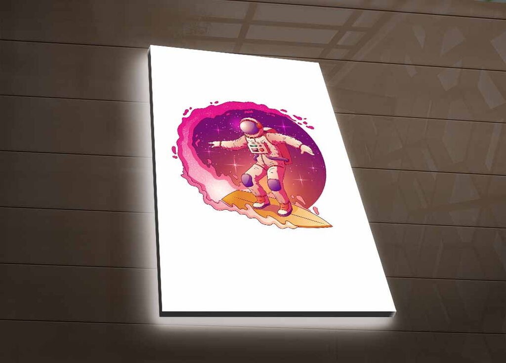 Zidna slika sa LED rasvjetom NASA-043, 45x70 cm