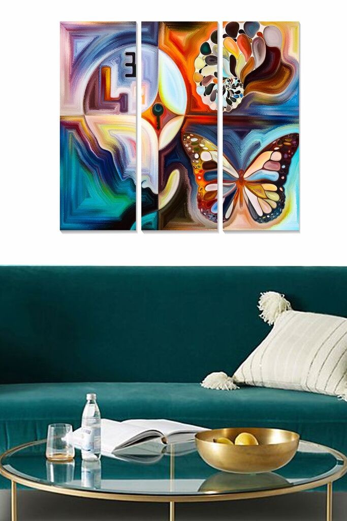 Set slika Wallity MDF1327589420, 3 dijela