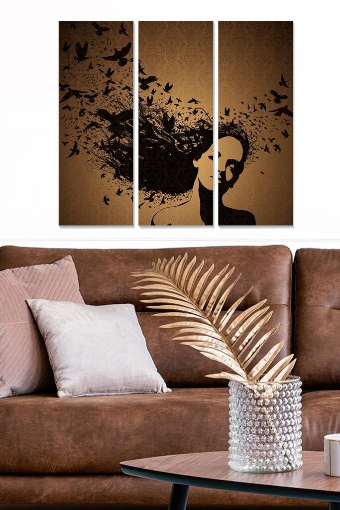 Set slika Wallity MDF9435280, 3 dijela