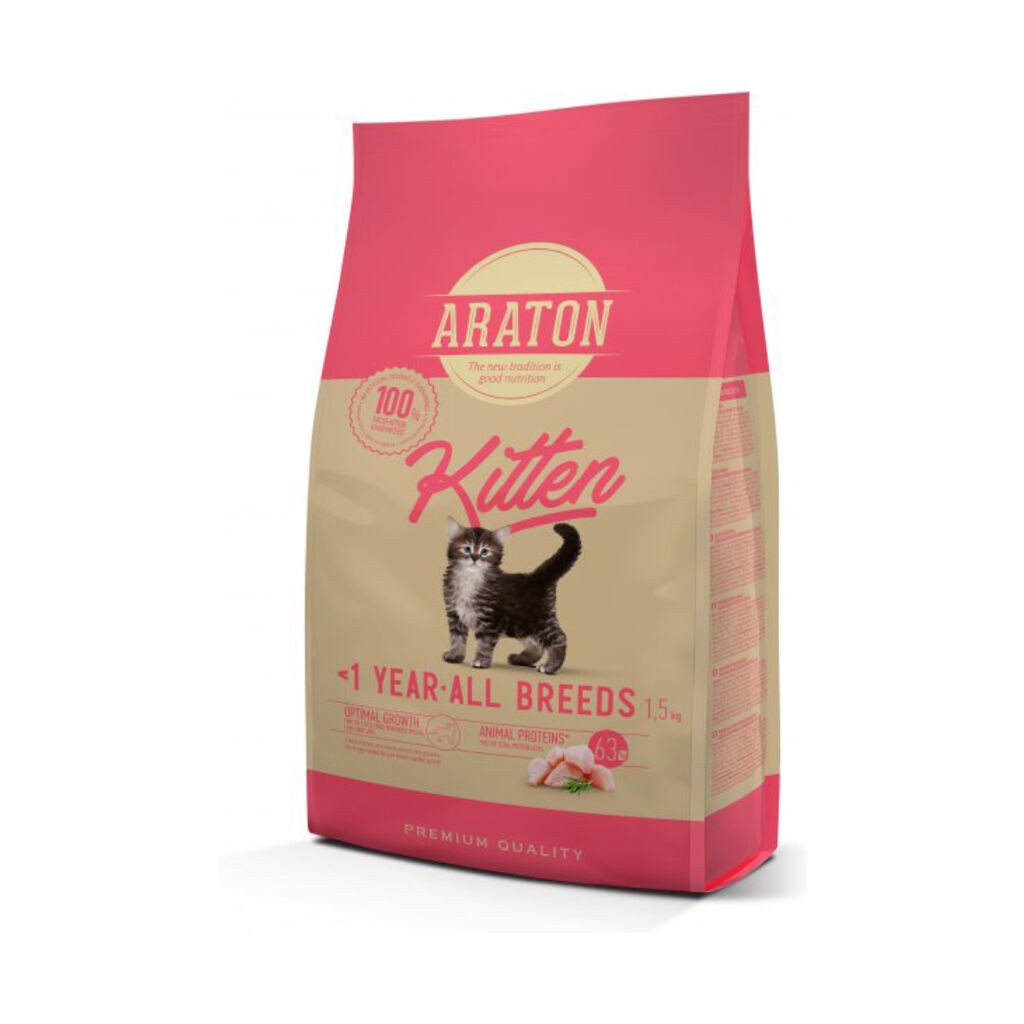 Araton Hrana za mačiće Kitten Piletina, 1.5 kg