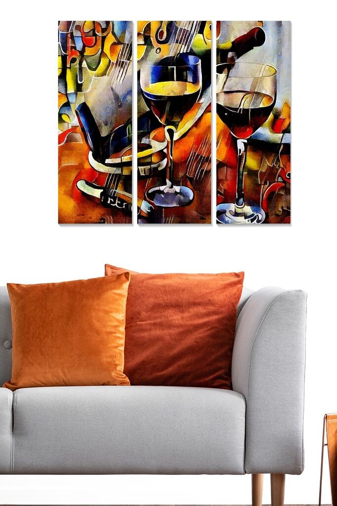 Set slika Wallity MDF742445122, 3 dijela