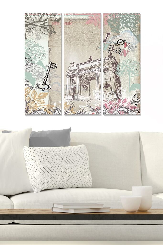 Set slika Wallity MDF220096252, 3 dijela