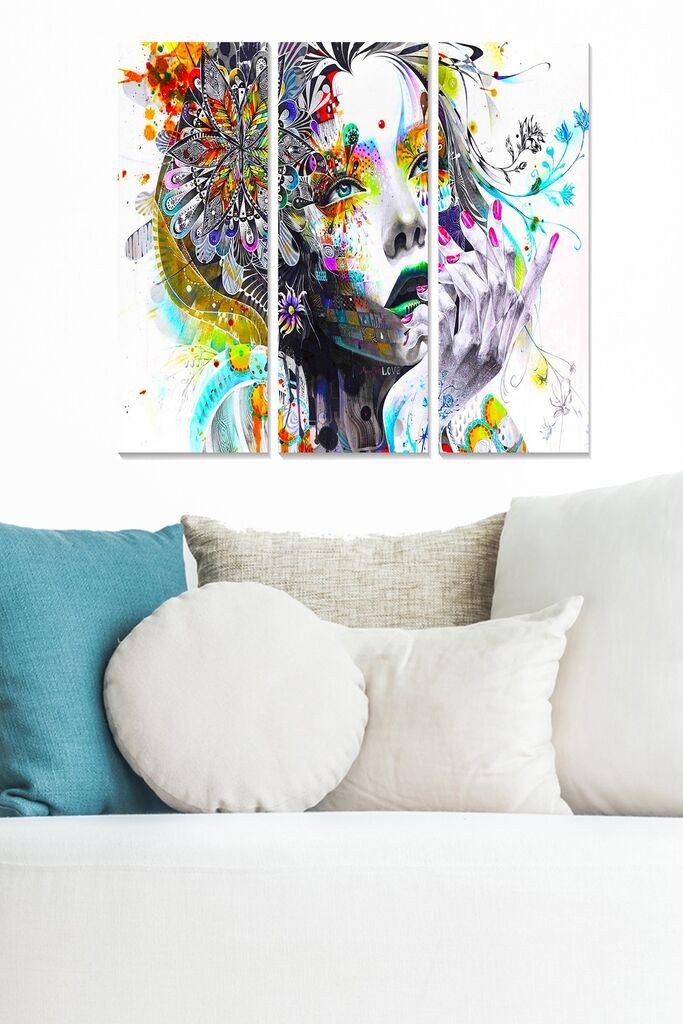 Set slika Wallity MDF7436501598570, 3 dijela