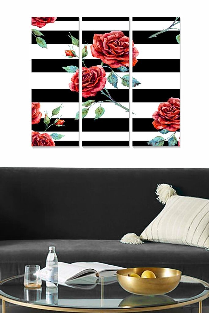 Wallity Set slika MDF381823312, 3 dijela