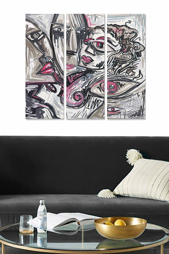 Set slika Wallity MDF268502588, 3 dijela