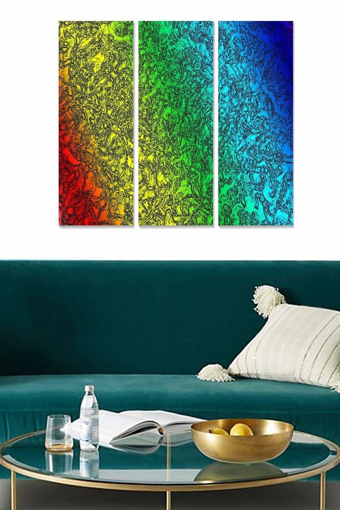 Wallity set slika MDF25601600, 3 dijela