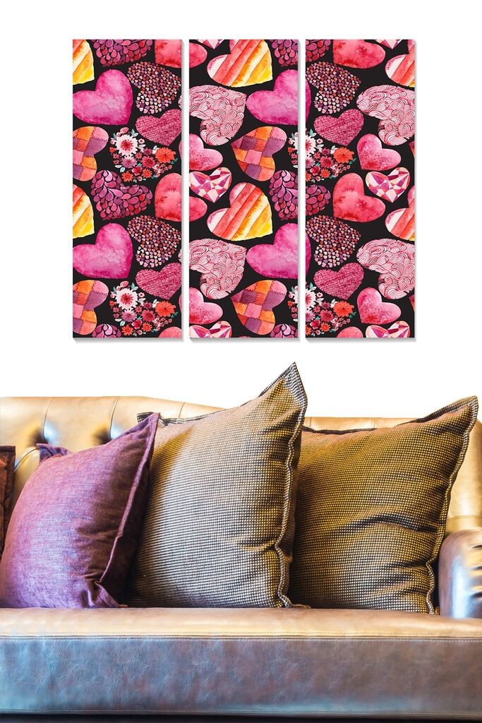 Set slika Wallity MDF63193367, 3 dijela