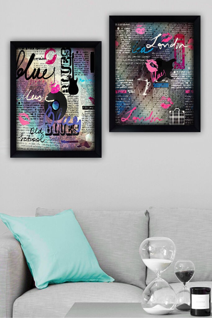 Wallity Set uramljenih slika SYC7436502415425, 2 dijela