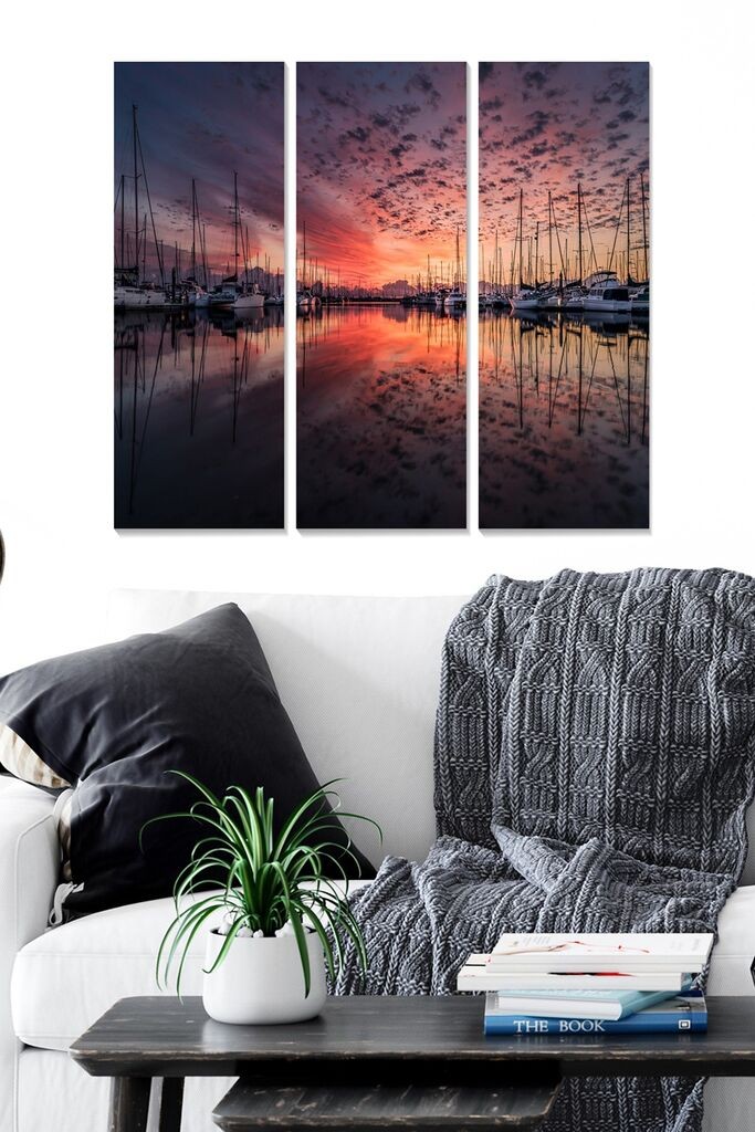 Wallity set slika MDF1802340, 3 dijela