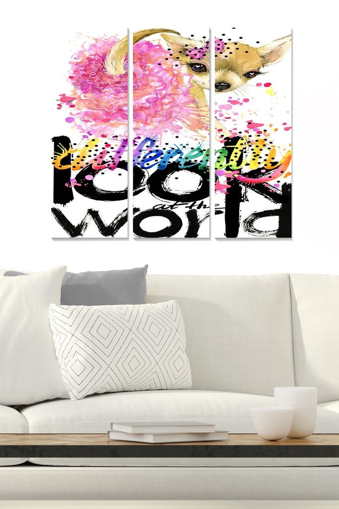 Set slika Wallity MDF348840800, 3 dijela