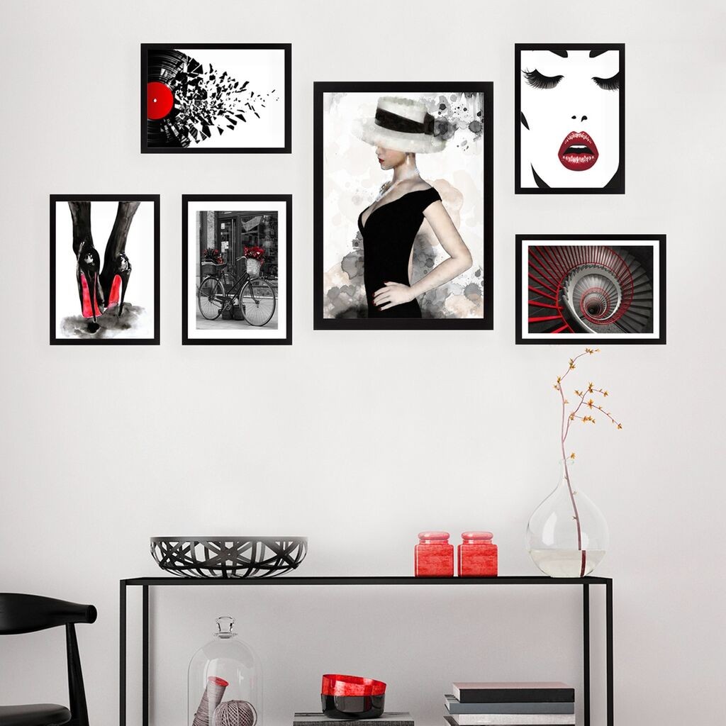 Wallity set slika SET_012, 6 dijelova