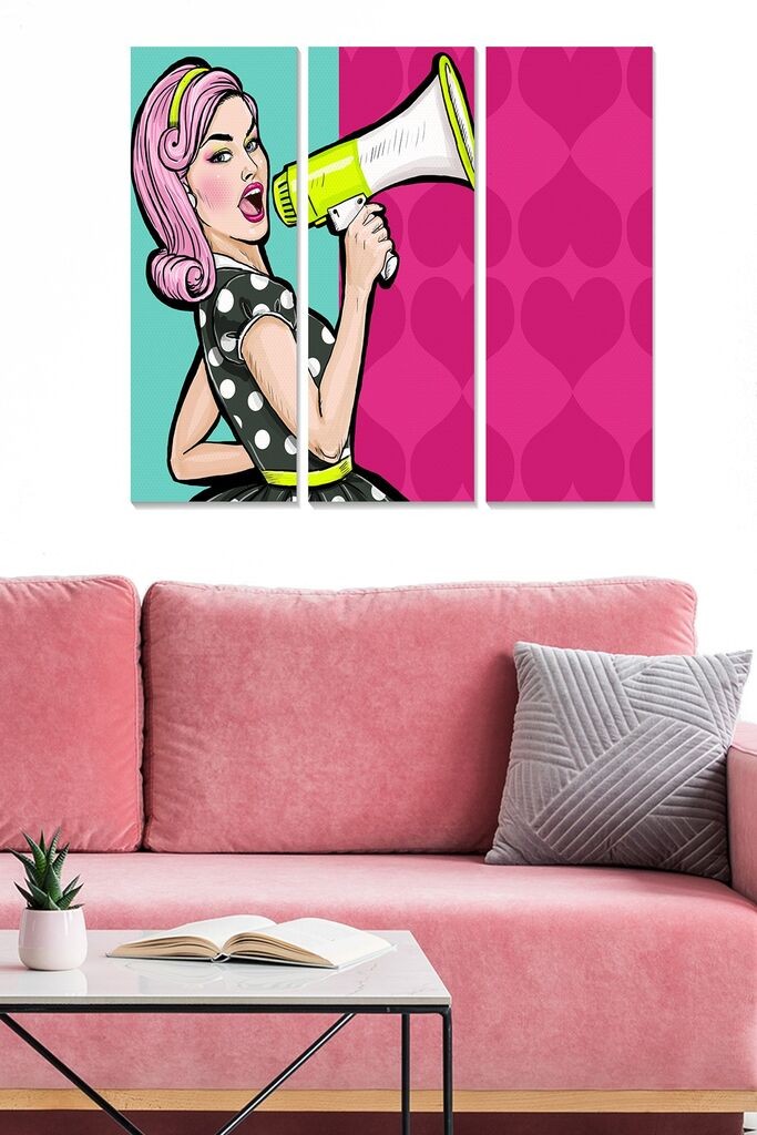 Set slika Wallity MDF7859217, 3 dijela