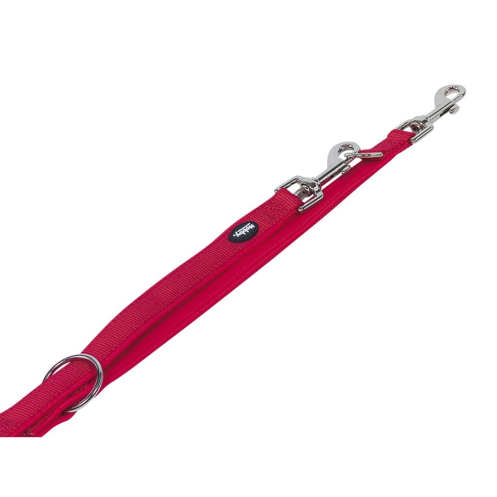 Nobby Radni povodac za pse Preno, 200 cm x 15 mm, Crveni
