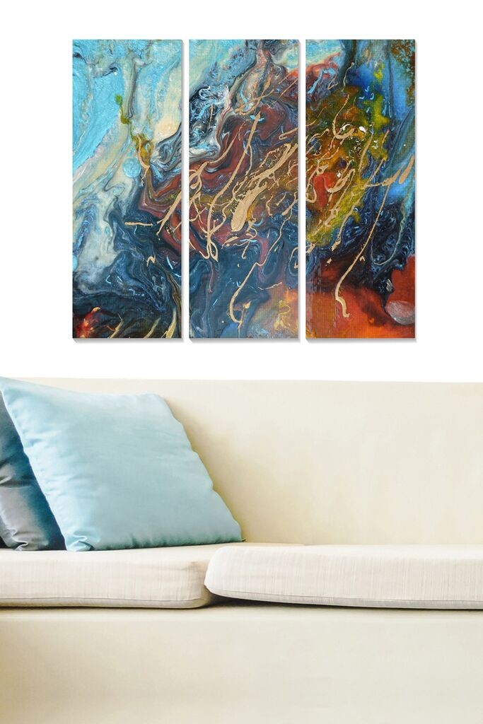 Set slika Wallity MDF1283099, 3 dijela