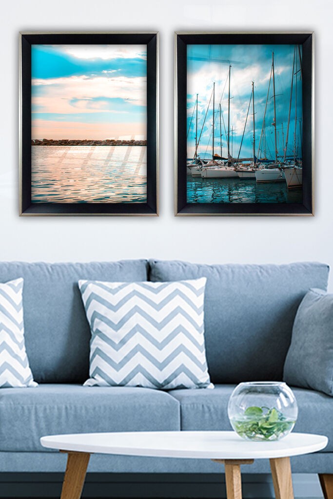 Wallity Set uramljenih slika SGC7436502315350, 2 dijela