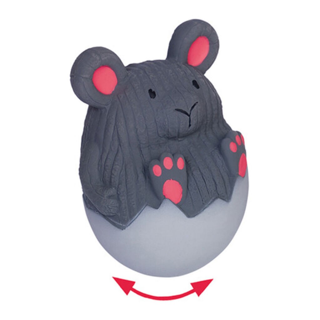 Nobby Latex igračka za pse Miš, 13 cm, Sivi