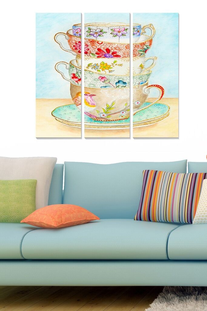 Set slika Wallity MDF7436501494490, 3 dijela