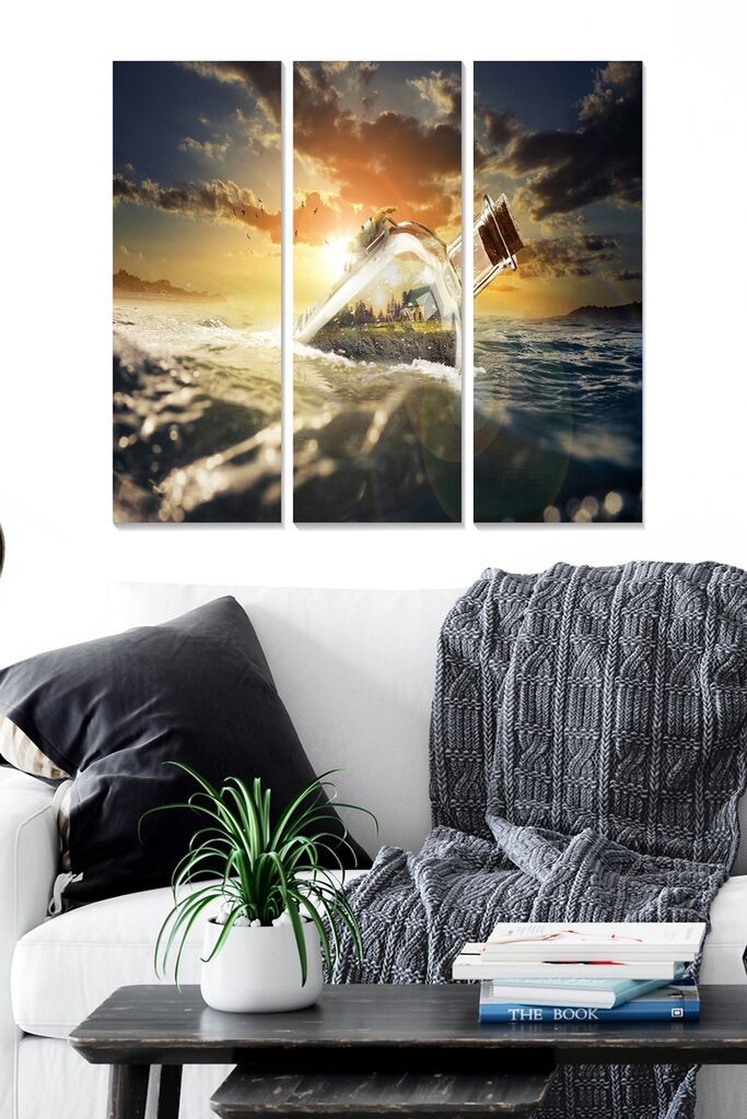 Set slika Wallity MDF3203731, 3 dijela