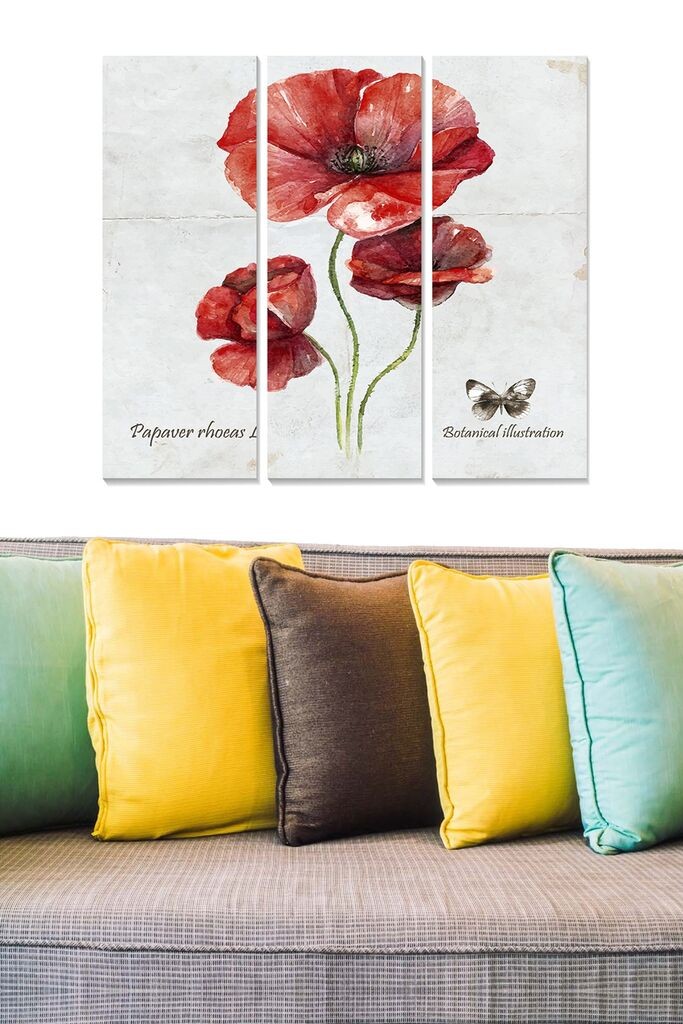 Set slika Wallity MDF9697005, 3 dijela