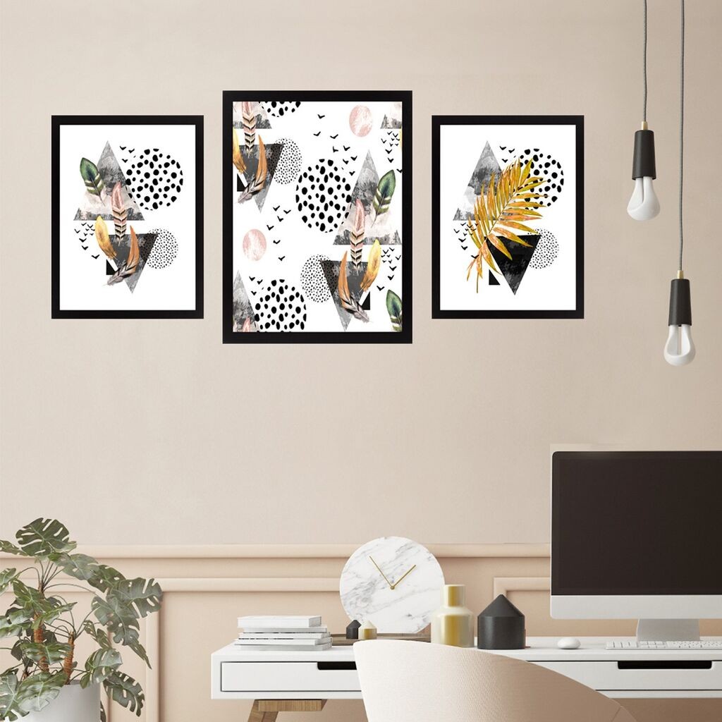 Wallity Set uramljenih slika SET_044, 3 dijela