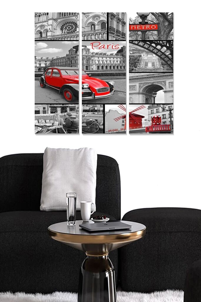 Set slika Wallity MDF4658166, 3 dijela