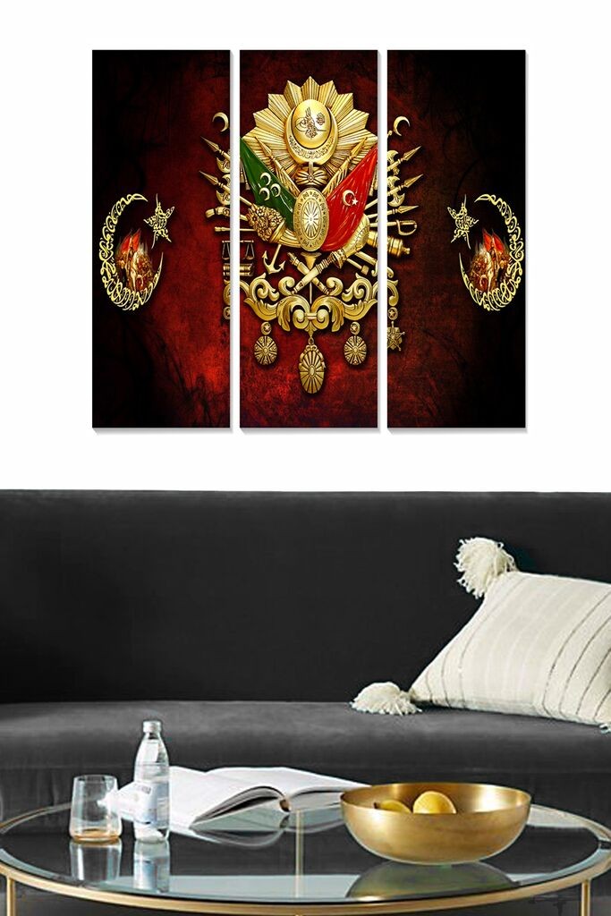 Wallity Set slika MDFTK1, 3 dijela