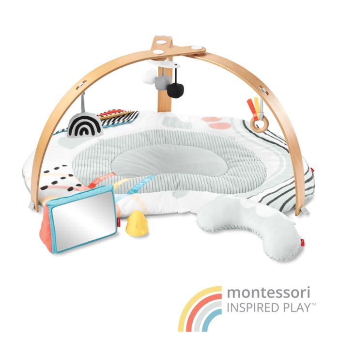 Skip Hop Podloga za igranje Discoverosity Montessori, Siva