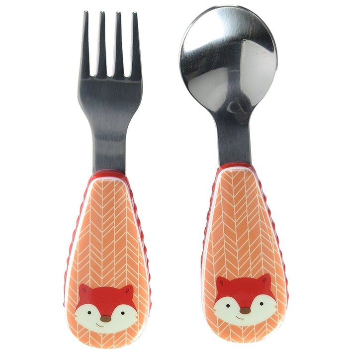 Skip Hop Pribor za jelo LISICA, Crveni