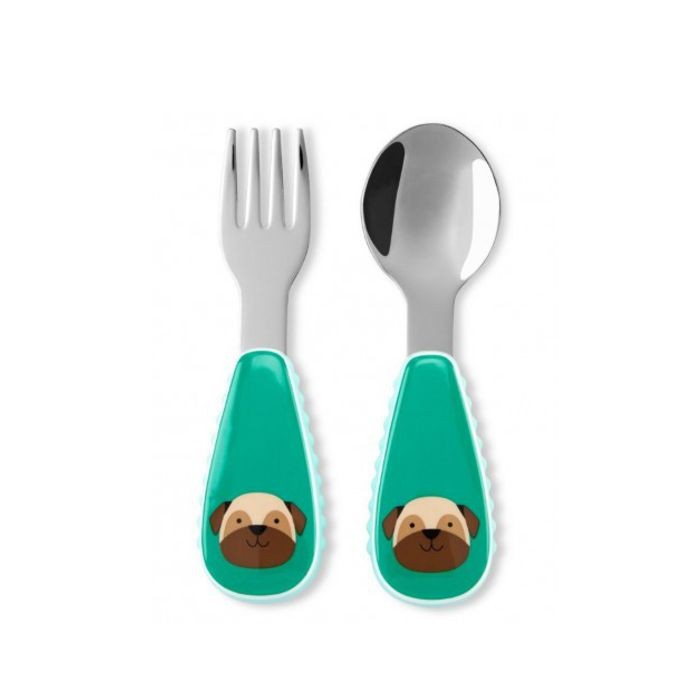 Skip Hop Pribor za jelo Pas Mops, Zeleni