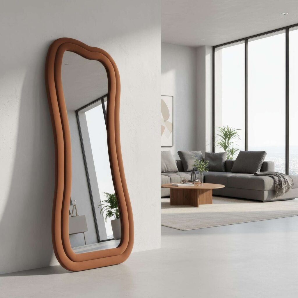 Hanah Home Podno ogledalo Sun, 65 cm x 170 cm, Terakota