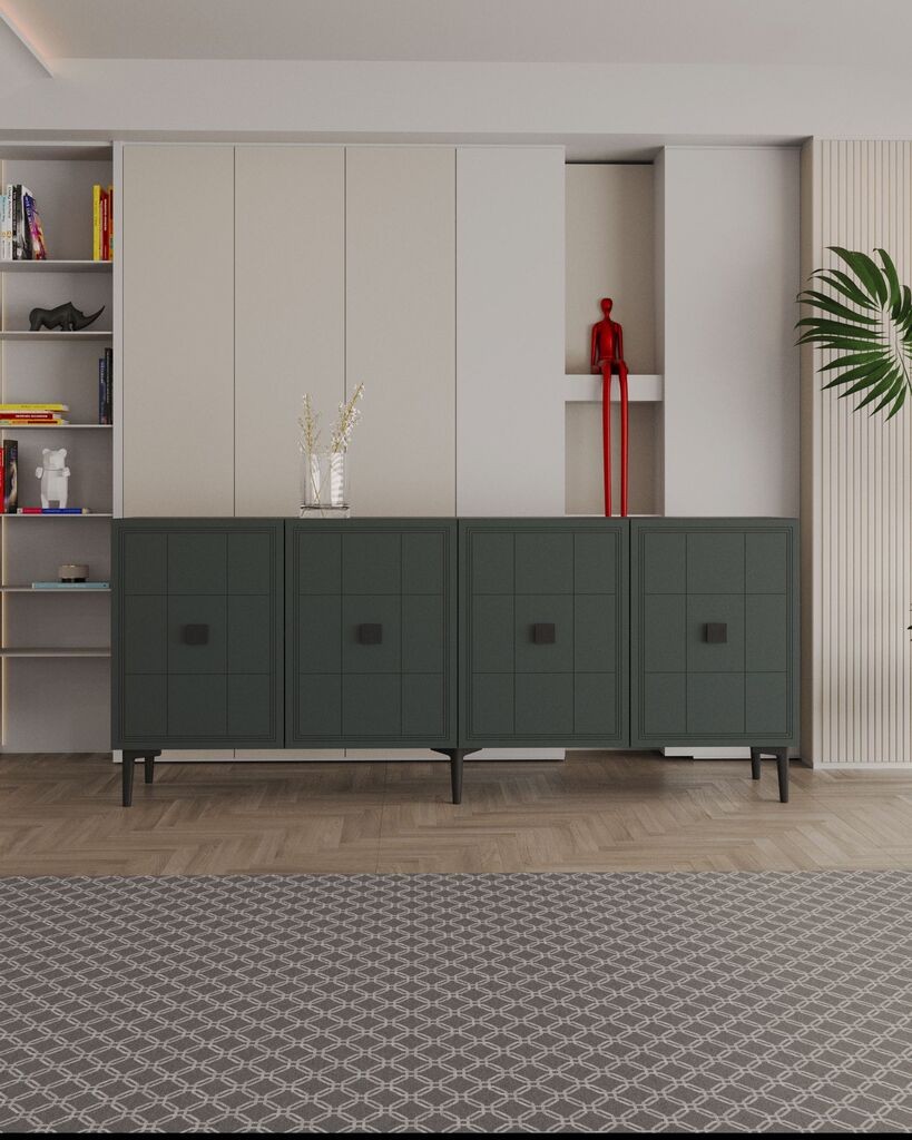 Hanah Kućna konzola Yuka 150, 150x75x32 cm, Antracit