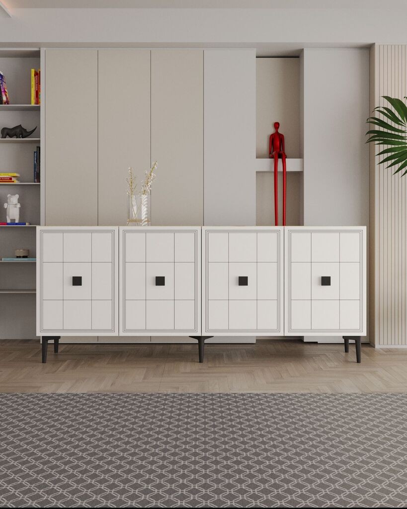 Hanah kućna konzola Yuka 150, 150x75x32 cm, bijela