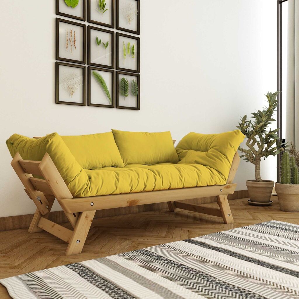 Hanah Home Garden dvosjed, prirodna i žuta boja