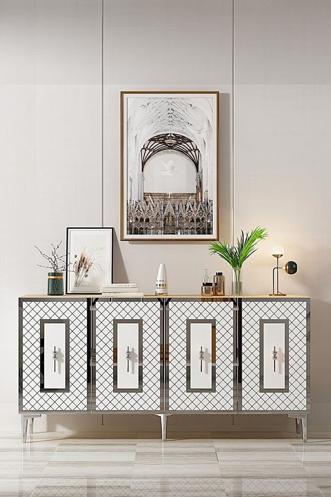 Hannah Kućna Konzola Puma 150, 150x75x32 cm, Bijela