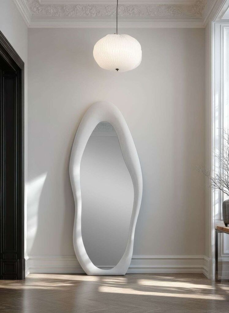 Hanah Home Podno ogledalo Nero, 70 x 165 cm, Krem